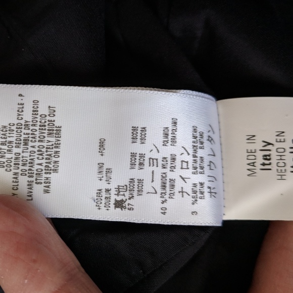 Red Valentino strapless plaid wool dress - Picture 5 of 7